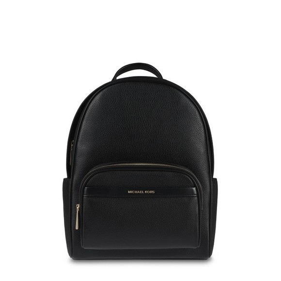 Michael Kors Textured Black Backpack With Rounded Silhouette - NWT - Picture 1 of 3